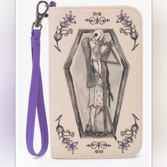 Loungefly Handbags - Loungefly Disney Nightmare Before Christmas Jack Sally In the Coffin Tech Wallet